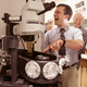 Scientists yuk it up over the atom's ridiculous size.